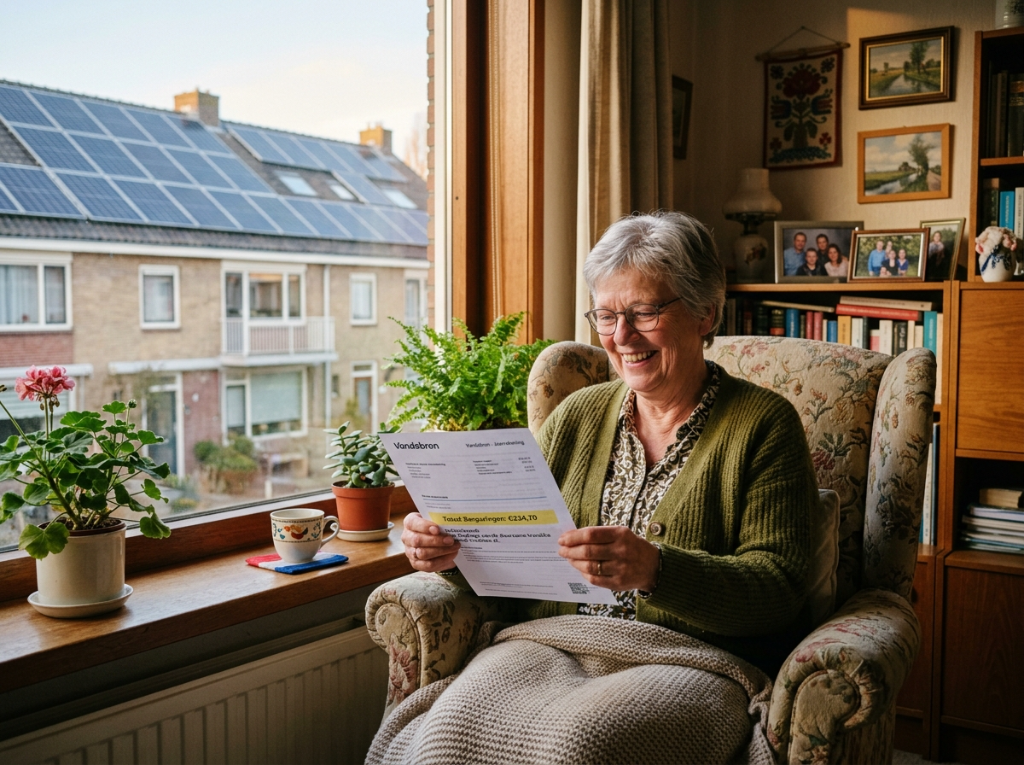 Huurder energievoordeel: indicatief €150 tot €250 per jaar per huishouden via Track B collectief model